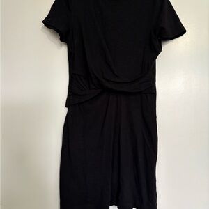LOFT Classic Black Midi Dress